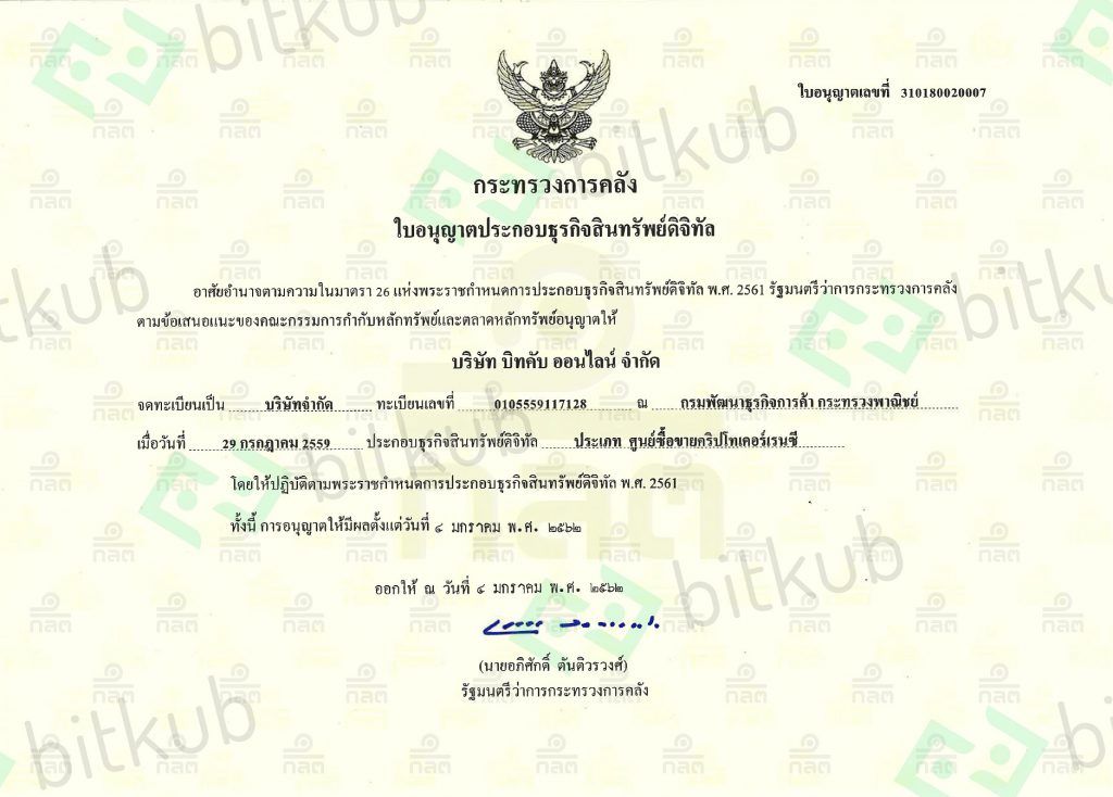 วิธีสมัครลงทะเบียนกับ Bitkub.com และคู่มือการยืนยันตัวตน (KYC) เพื่อทำการซื้อขาย Bitcoin และสกุลเงินดิจิทัลในประเทศไทย