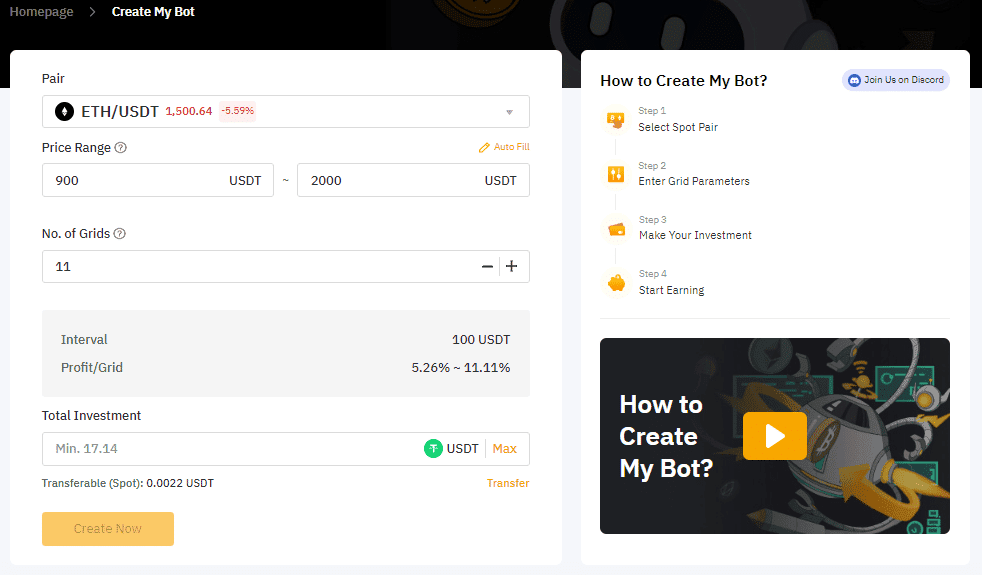 ใช้บอทเทรดสปอตง่าย ๆ ไม่มีค่าธรรมเนียม ด้วย Grid Bot จาก Bybit