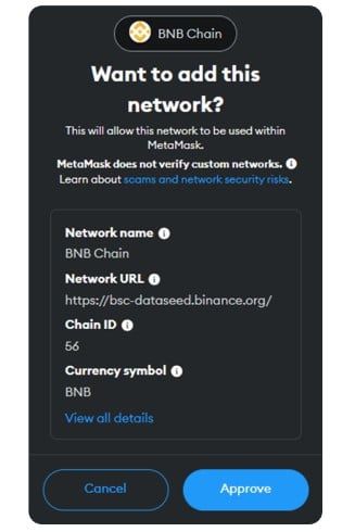 วิธีเชื่อมต่อ BNB Smart Chain กับ MetaMask