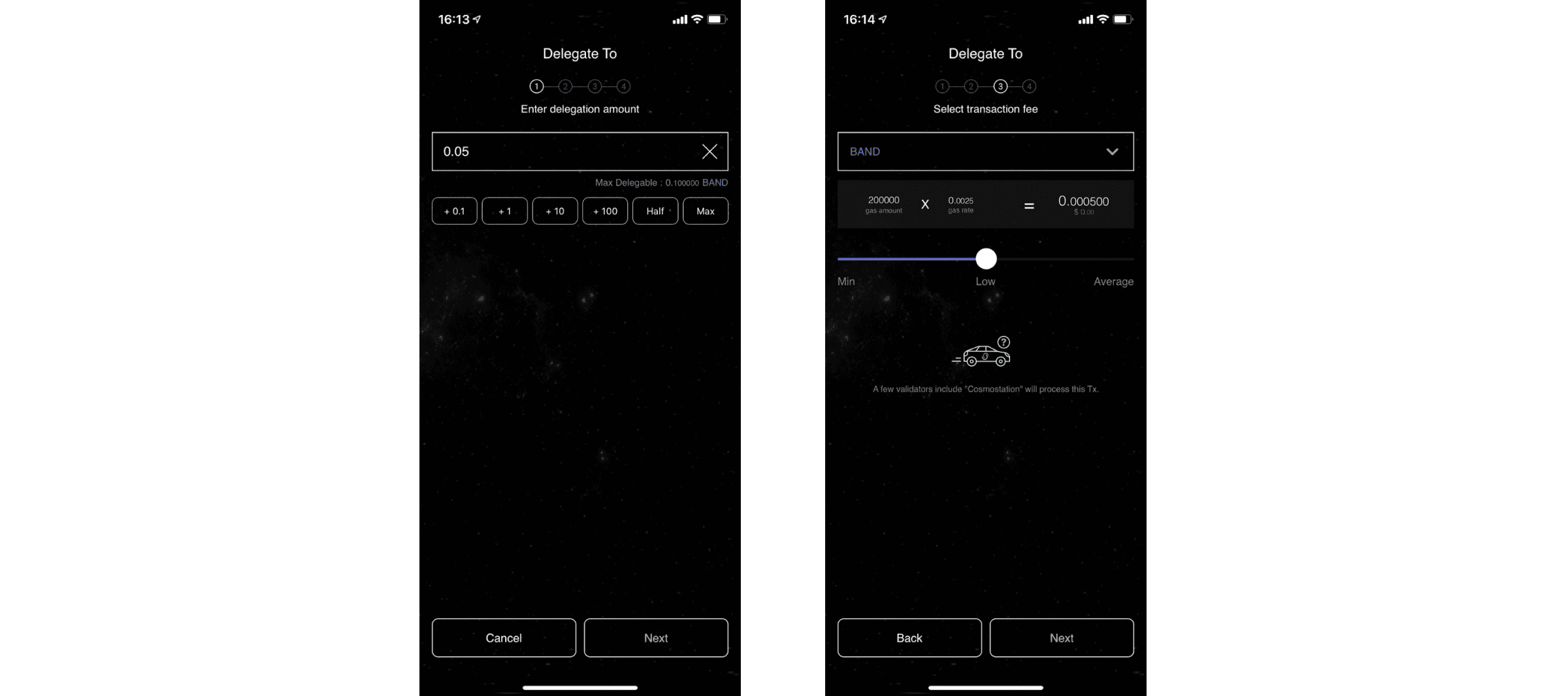 [รีวิว] ขั้นตอนการ Staking เหรียญ Band เพื่อรับปันผล ผ่าน CosmoScan และ Mobile App