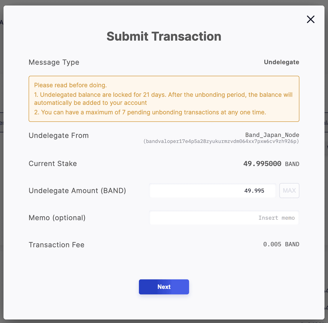 [รีวิว] ขั้นตอนการ Staking เหรียญ Band เพื่อรับปันผล ผ่าน CosmoScan และ Mobile App