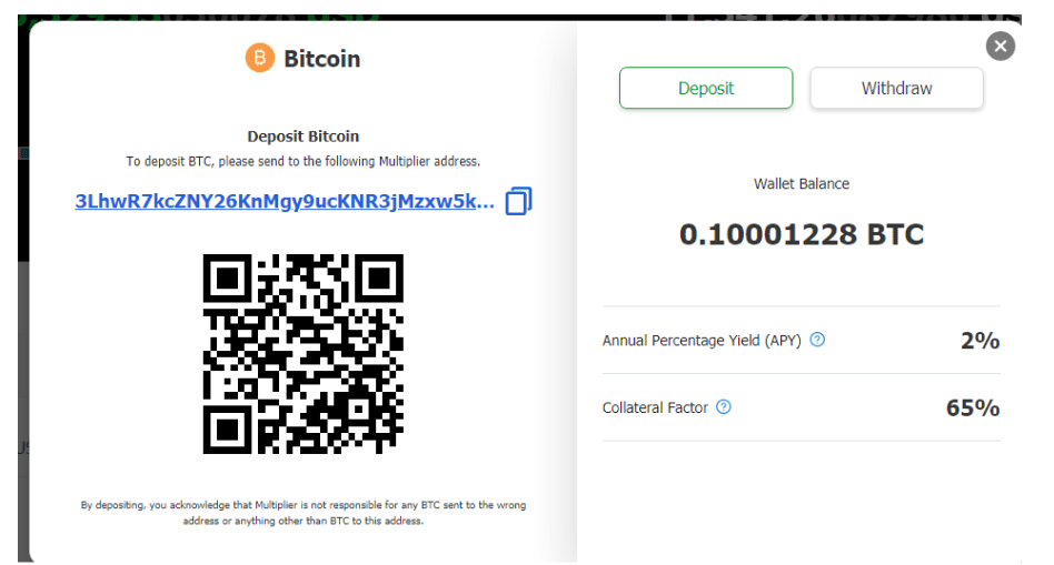 [รีวิว] Multiplier แพลตฟอร์มปล่อยกู้แบบ CeFi ที่รองรับโดย Coinbase Custody