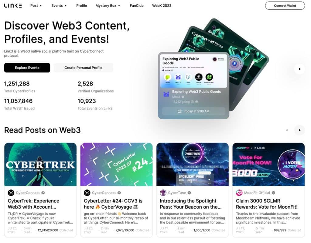 รู้จักกับ CyberConnect โซเชียลมีเดียจากโลก Web3