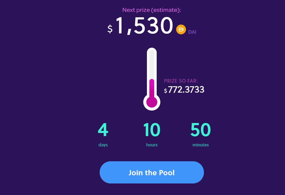 "PoolTogether" : สลากกินแบ่ง Crypto ที่มีแนวคิด “ลอตเตอรีที่ไม่มีวันเสียเงิน”
