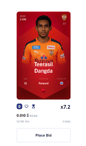 เกมฟุตบอลแฟนตาซีบน Blockchain ประกาศรองรับ J.League ของญี่ปุ่น มาพร้อมนักเตะไทยอย่าง "อุ้ม" ธีราทร และ "มุ้ย" ธีรศิลป์