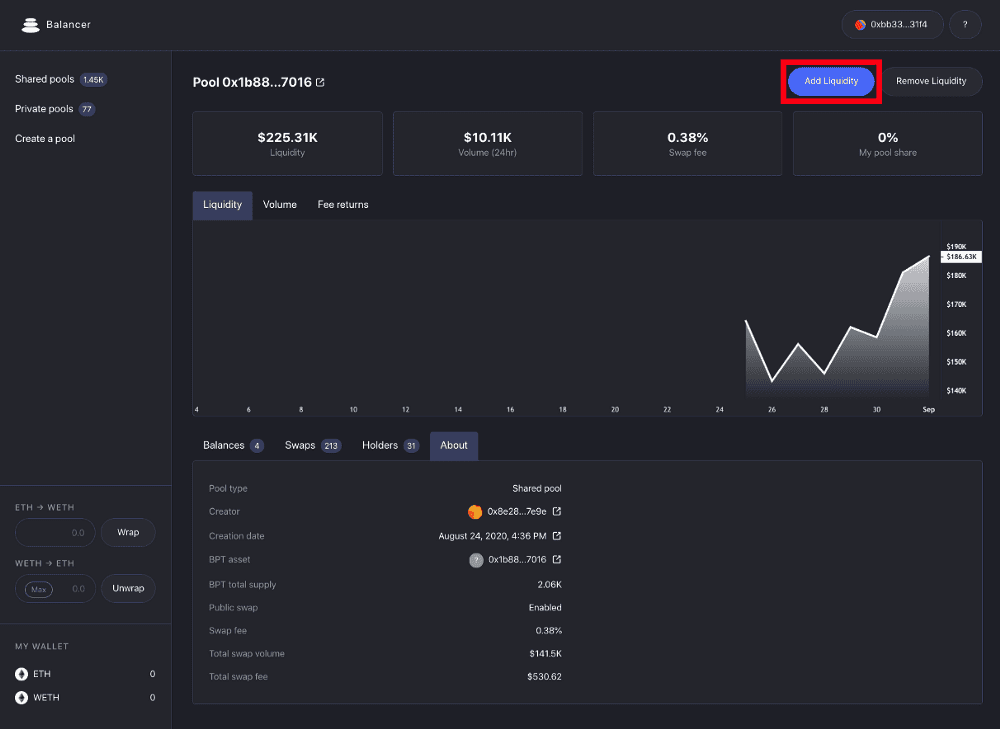วิธีการขุด Hakka liquidity mining เพื่อรับรางวัลโทเค็น HAKKA ใน Reward Pools