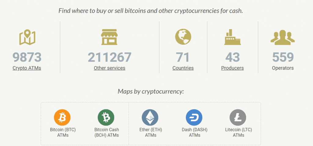 ATM Bitcoin เพิ่มขึ้นใกล้จะถึง 10,000 เครื่องแล้วในเดือนกันยายน 2020