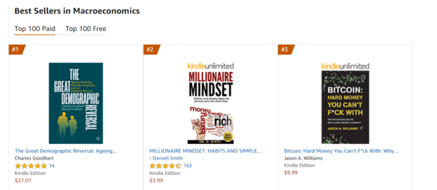 หนังสือเล่มใหม่เกี่ยวกับ Bitcoin ติดอันดับสินค้าขายดีใน Amazon