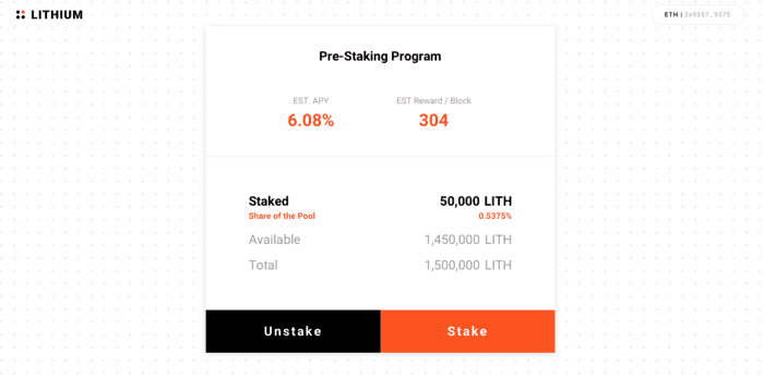 Lithium Finance เปิดตัวโปรแกรม Staking Reward ในวันที่ 5 สิงหาคม