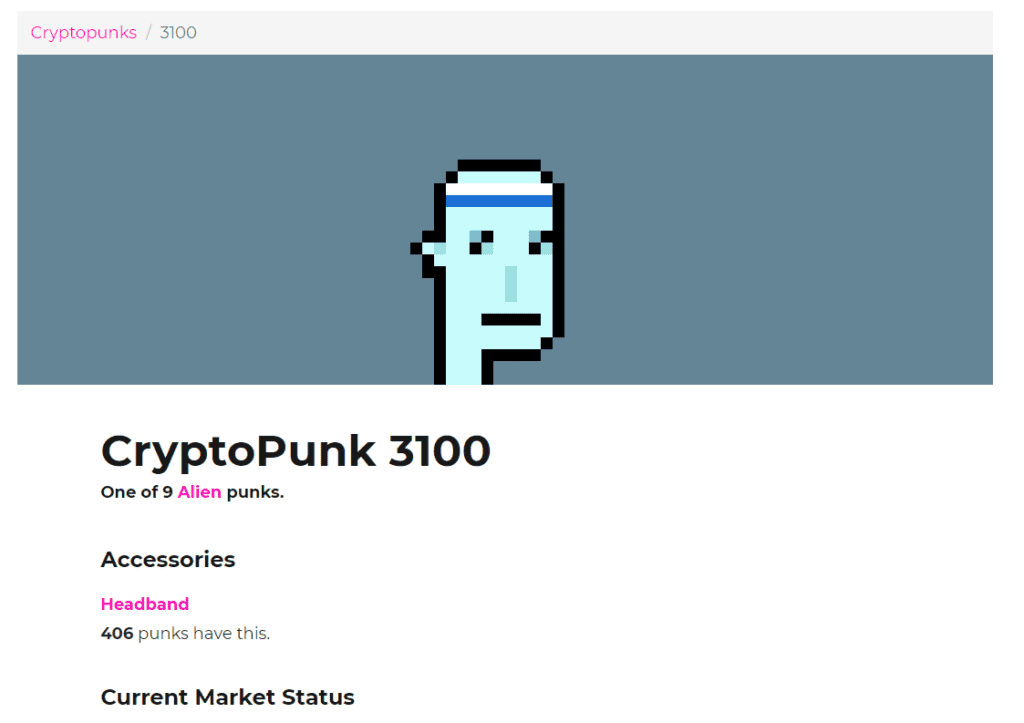 มีคนประกาศขายภาพหายากของ "CryptoPunk NFT" ในราคา 3,000 ล้านบาท!!!