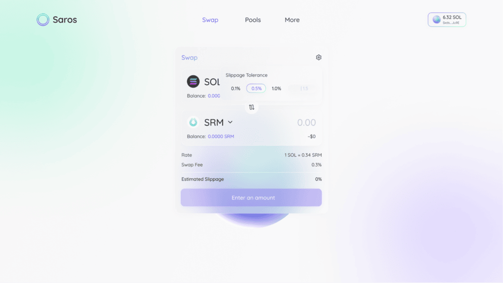 Saros Finance โครงการ DeFi Super-Network ที่สร้างขึ้นบน Solana