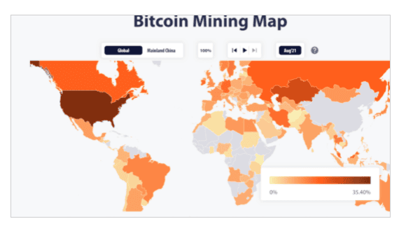 สหรัฐอเมริกาแซงจีน ในการเป็นศูนย์กลางการขุด Bitcoin อย่างเป็นทางการ