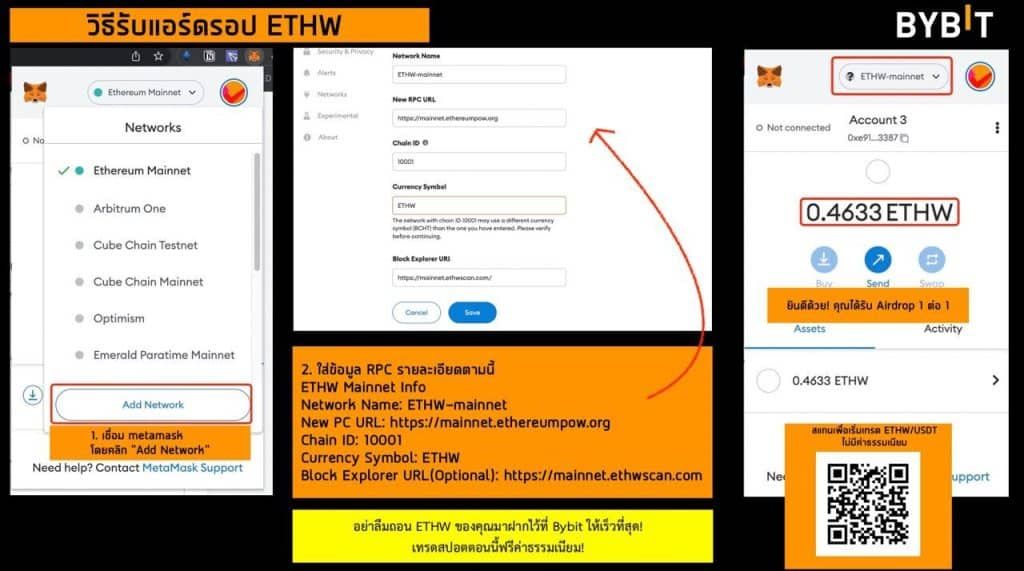 Bybit ประกาศลิสต์เหรียญ ETH PoW เอาใจแฟน Ethereum!