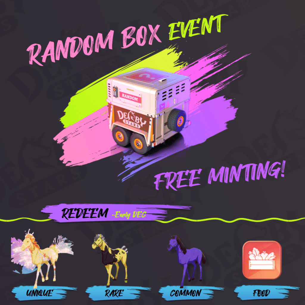 Derby Stars แจก Whitelist ฟรี! ในกิจกรรม “Randombox NFT Event”
