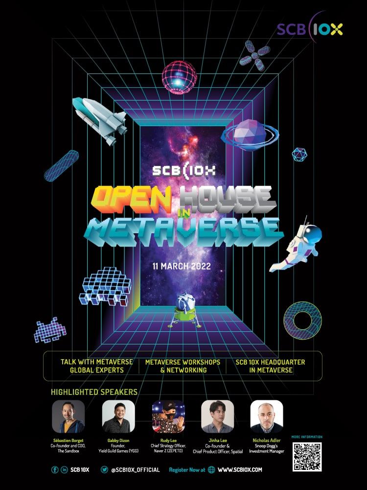 SCB 10X บุกโลก Metaverse เปิดตัวสำนักงานใหญ่บน The Sandbox