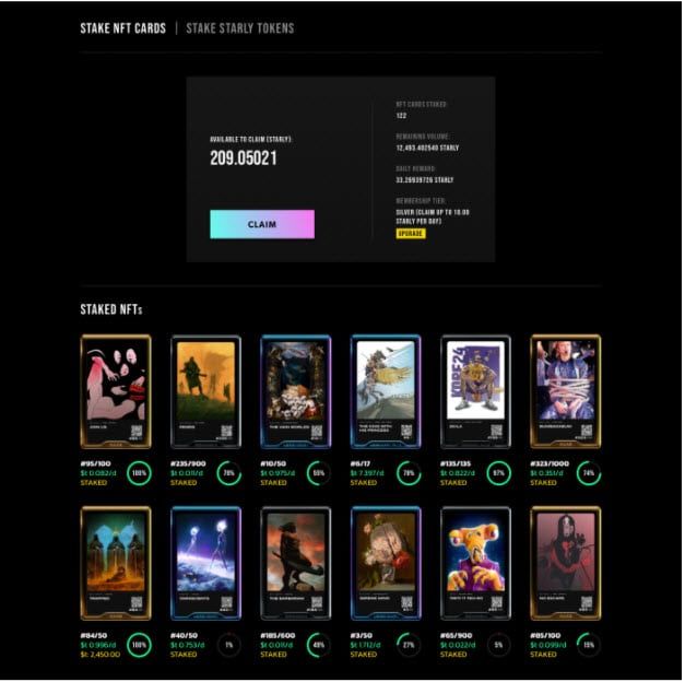 Stake NFT ไปกับ Starly: สัมผัสประสบการณ์ collect-to-earn สุดปัง