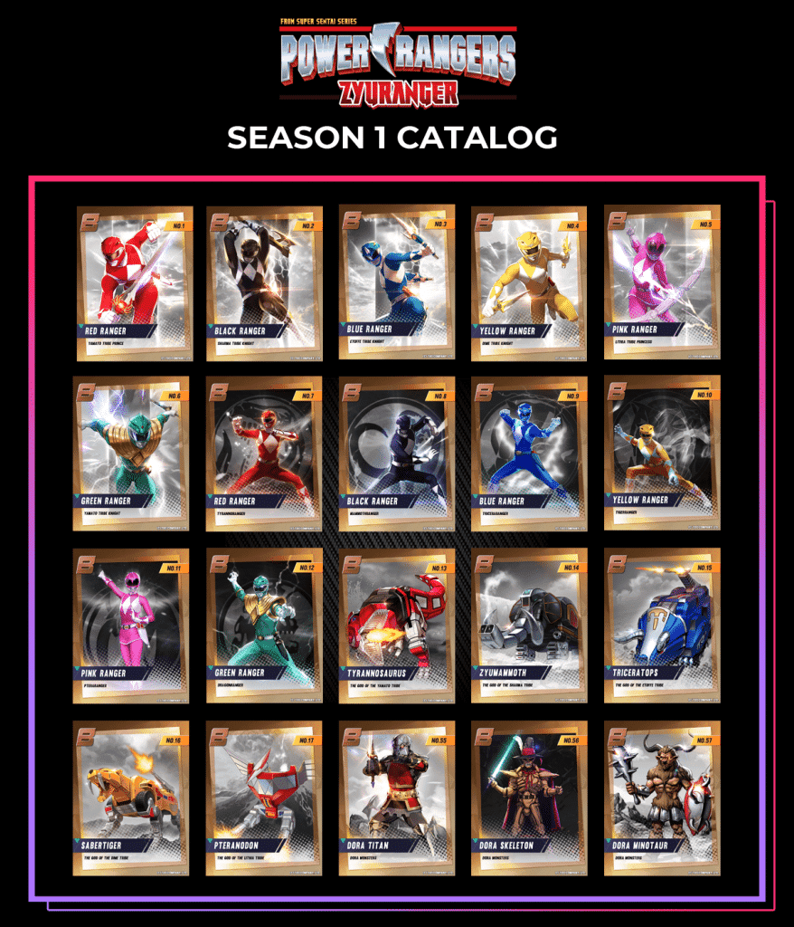 ทุกสิ่งที่คุณจำเป็นต้องรู้เกี่ยวกับการขาย Power Ranger S1 NFT ของ Kollect.Cards