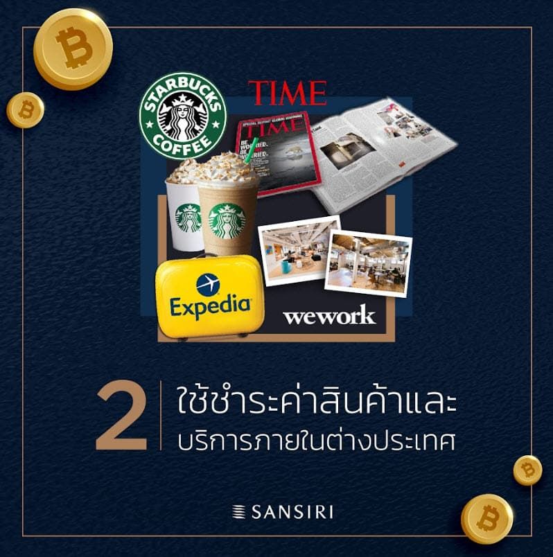 คริปโตเคอร์เรนซี่ กับการใช้งานในโลกความเป็นจริง