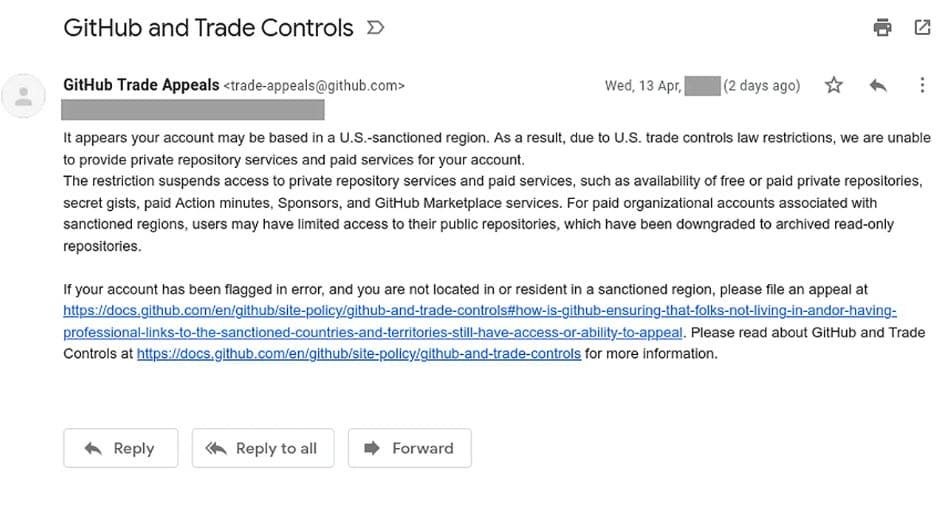 GitHub ระงับบัญชีนักพัฒนาชาวรัสเซีย ที่เชื่อมโยงกับบริษัทที่ถูกคว่ำบาตร