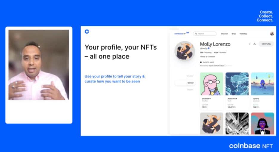 Coinbase ประกาศการทดสอบเบต้าของ "ตลาด NFT" พร้อมการมีส่วนร่วมของชุมชน