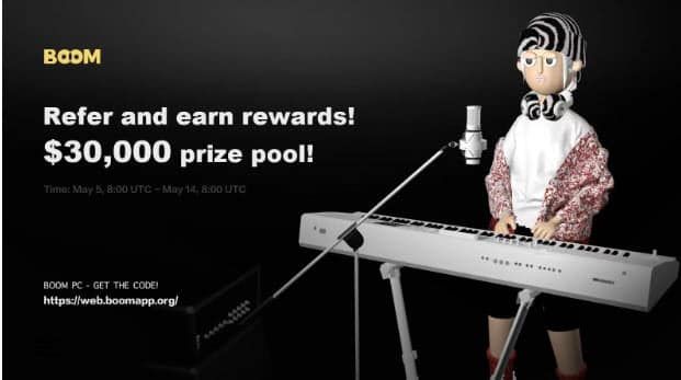 แคมเปญ BOOM NFT Airdrop เปิดตัวพร้อมผู้สนใจกว่า 100,000 คน เข้าร่วมแคมเปญ Refer to Earn