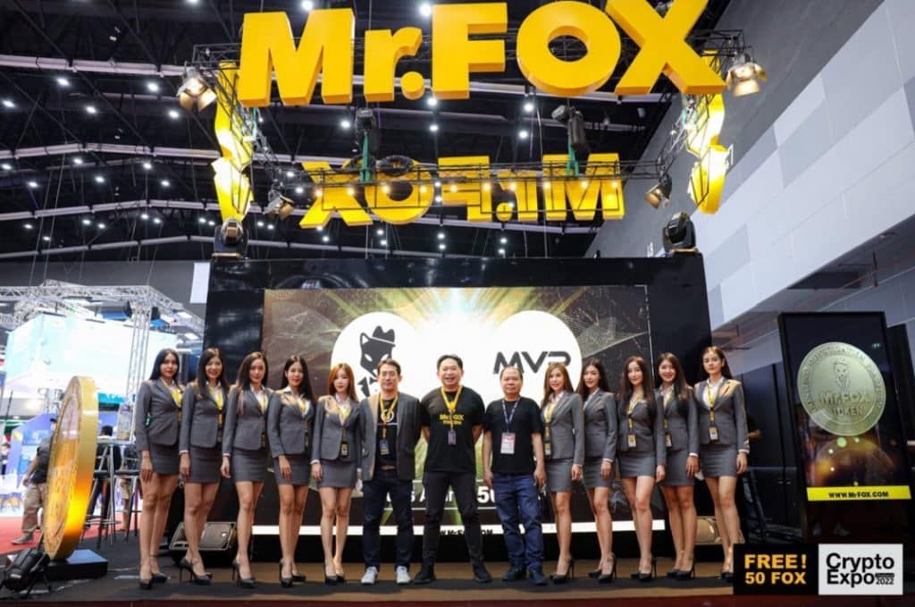 Mr.FOX เปิดตัวสุดยิ่งใหญ่ในงานมหกรรมคริปโตและสินทรัพย์ดิจิทัล Thailand Crypto Expo 2022 ครั้งแรกในเมืองไทย