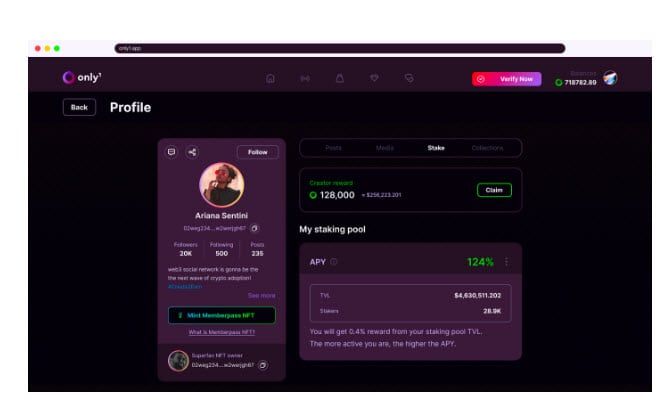 เครือข่ายโซเชียล Web3 ใหม่ พร้อมแพลตฟอร์มแบบครบวงจรของ Only1