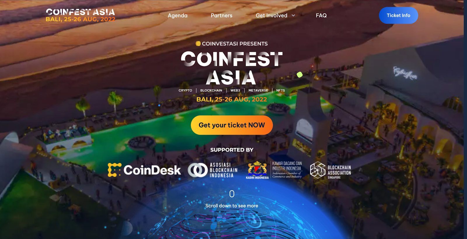 ครั้งแรกของเอเชีย! Coinfest Asia เทศกาลคริปโตฯ บล็อกเชน  Web3 และ NFT เปิดให้ซื้อบัตรแล้ววันนี้