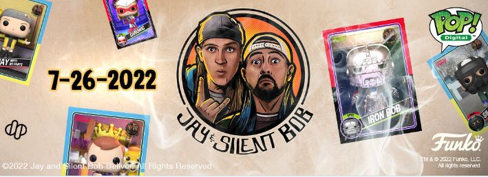 Funko Pop เตรียมเปิดตัวคอลเลกชัน NFT Jay และ Silent Bob จากภาพยนตร์ Clerks