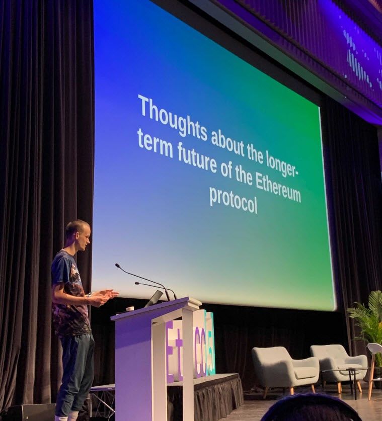 Vitalik Buterin อธิบายถึงเป้าหมายระยะยาวสำหรับ Ethereum Blockchain ที่งาน EthCC