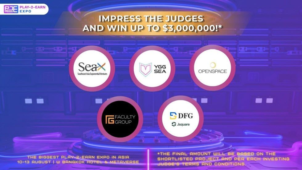 งาน Play-2-Earn Crypto Expo ที่ใหญ่ที่สุดในเอเชียกำลังจะเริ่มขึ้นใน กรุงเทพฯ วันที่ 10 ถึง 13 สิงหาคมนี้