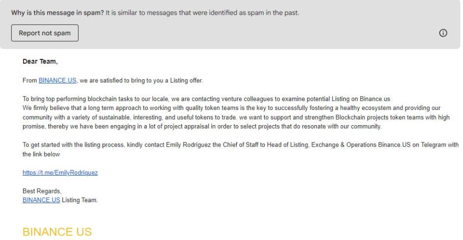 CEO Binance เตือน!!  การหลอกลวงบน  Linkedin ที่อ้างตัวว่าเป็นพนักงาน Binance