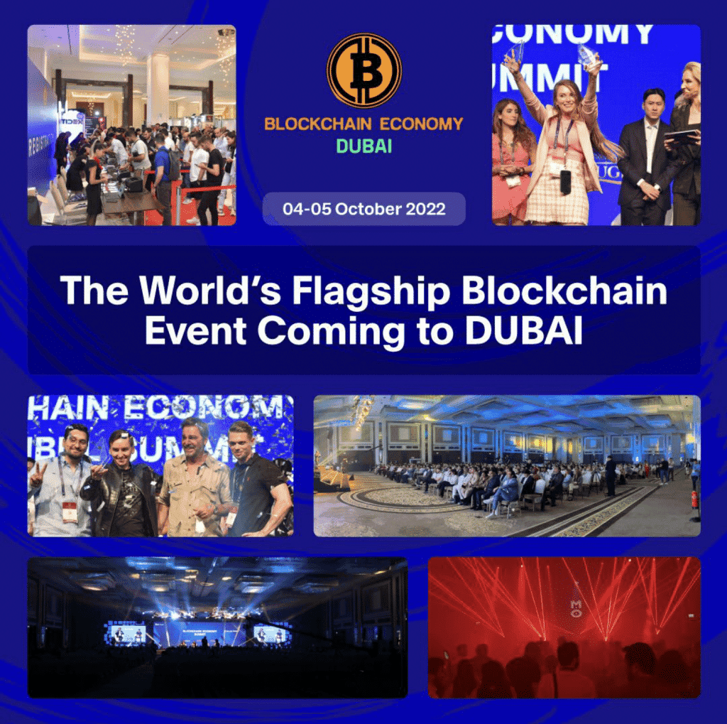 Blockchain Economy Summit : งาน Blockchain ระดับเรือธงของโลกกำลังจะมาถึงที่ดูไบ