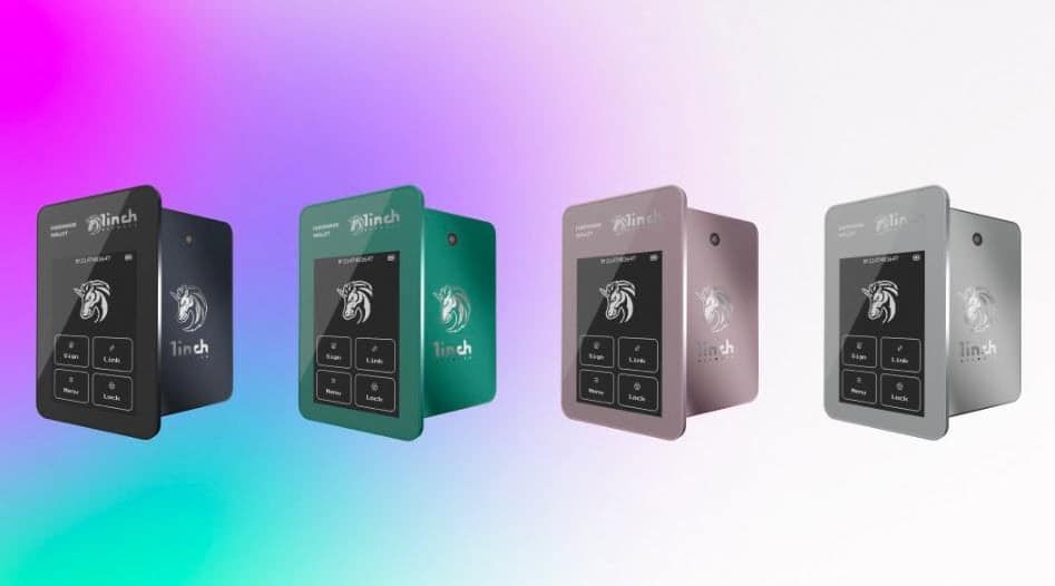 1inch เปิดตัวกระเป๋า Hardware Wallet หลังกระแสการใช้งานกระเป๋าส่วนตัวเพิ่มมากขึ้น