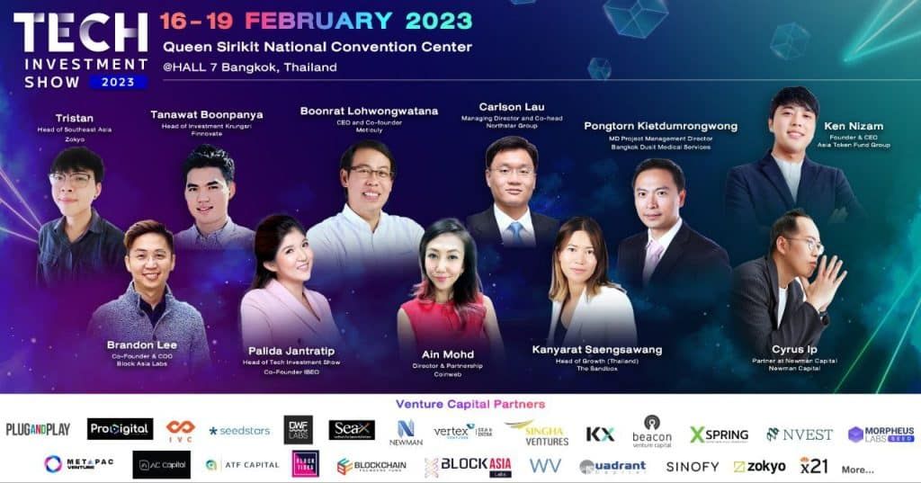 Tech Investment Show 2023: ค้นพบโอกาสการลงทุนด้านเทคโนโลยีระดับพรีเมียร์ของเอเชียแปซิฟิกของเว็บ 2.0 และเว็บ 3.0