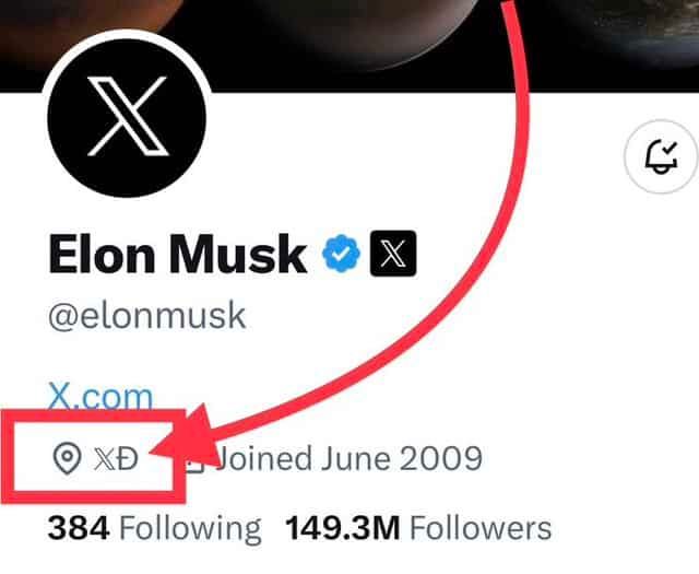 ราคา Dogecoin พุ่ง 10% หลังสัญลักษณ์ "Ð" ไปโผล่บนโปรไฟล์ของ Elon Musk