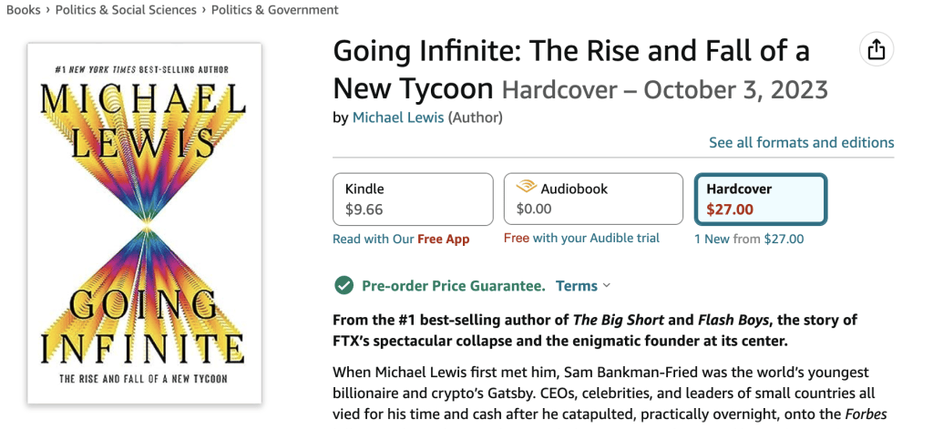 Apple ทุ่ม 178 ล้านบาท ซื้อลิขสิทธิ์หนังสือ เกี่ยวกับอดีต CEO FTX Sam “SBF” Bankman-Fried