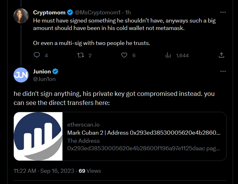 มหาเศรษฐี Mark Cuban โดนแฮ็กกระเป๋า MetaMask เสียเงินไปกว่า 31 ล้านบาท