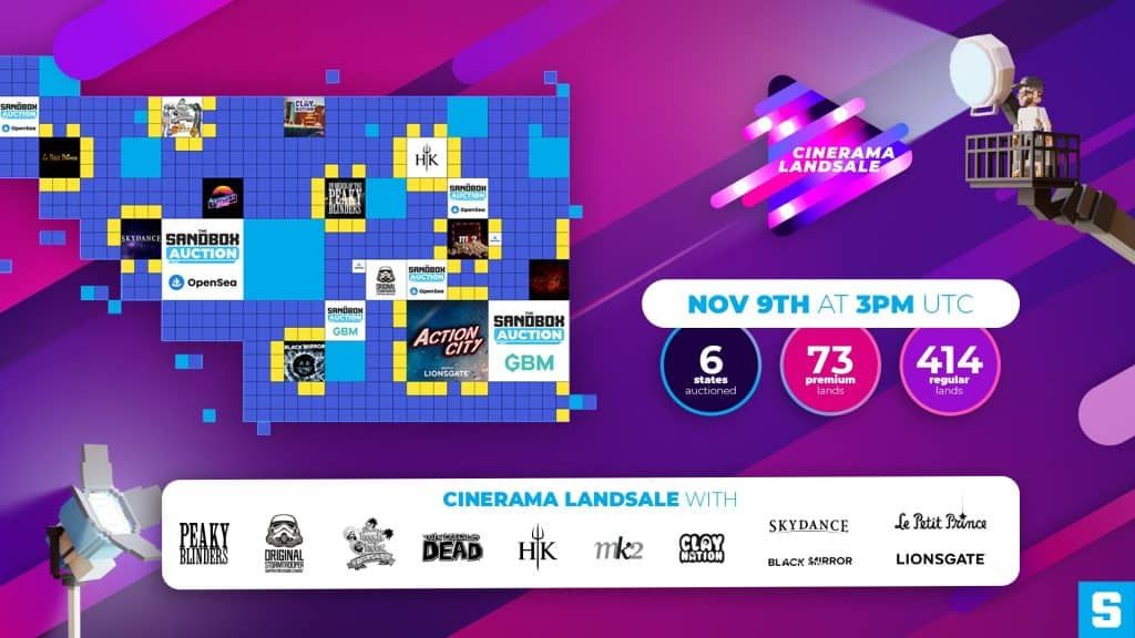 The Sandbox เตรียมเปิดขาย Land ในธีมภาพยนตร์ ทั้ง "The Walking Dead", "Black Mirror" และ "Peaky Blinders"