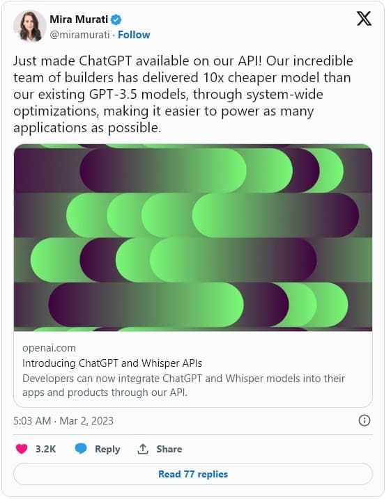 Mira Murati เป็นใคร ทำไมจึงถูกเลือกเป็นซีอีโอชั่วคราวของ OpenAI ???