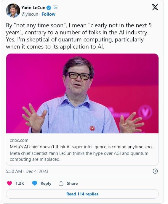 หัวหน้า AI ของ Meta กล่าวว่า ตอนนี้เหมือนเป็น 'สงคราม AI'  และมี Nvidia เป็นคน 'จัดหาอาวุธ'