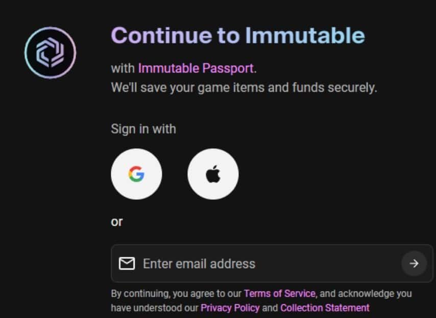 Immutable เปิดตัวโครงสร้างพื้นฐานกระเป๋าใหม่ที่เรียกว่า “Immutable Passport” รองรับการเข้าสู่ระบบผ่าน Google หรือ Apple