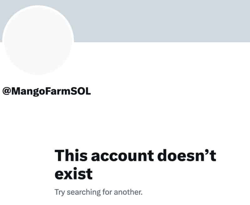 MangoFarmSOL ลบหน้าเว็บไซต์ และช่องทางโซเชียลมีเดียเกลี้ยง ชุมชน Crypto เชื่อนี่มัน Rug pull ชัด ๆ