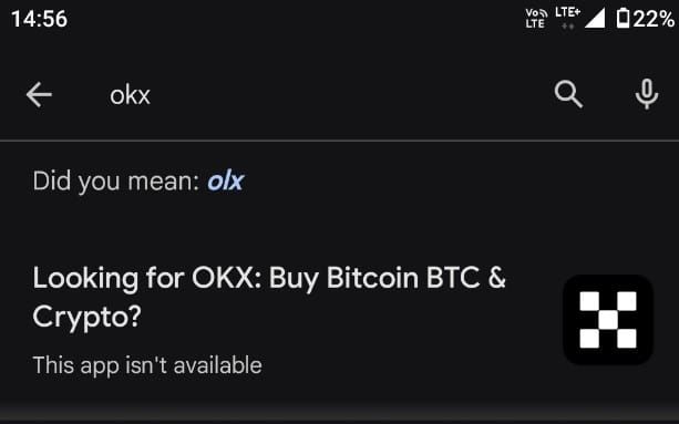 Google Play Store ในอินเดีย "บล็อกแอป" Binance, OKX แต่หน้าเว็บไซต์ยังเข้าได้ปกติ