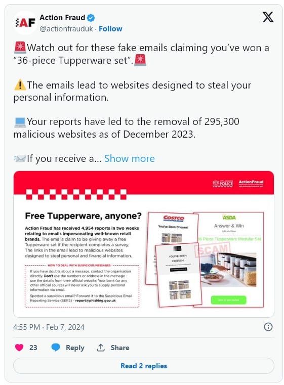 ตำรวจไซเบอร์อังกฤษ บล็อกโดเมนเว็บฟิชชิ่ง Crypto  กว่า 43 แห่ง