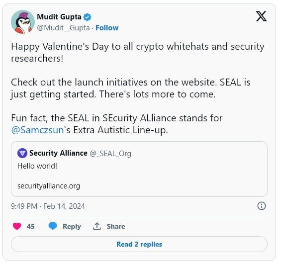 แฮ็กเกอร์สายขาว ร่วมกันเปิดตัว "Security Alliance" เพื่อต่อสู้กับอาชญากรรมด้านความปลอดภัย