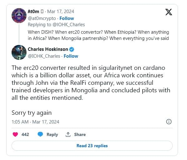 Charles Hoskinson ผู้ก่อตั้ง Cardano ออกมาสยบ FUD เกี่ยวกับโครงการ Hydra ยืนยันไม่ได้ถูกยกเลิก