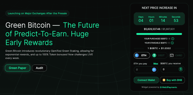 Solana, Toncoin และ Green Bitcoin มีอะไรน่าจับตามองในช่วงนี้บ้าง