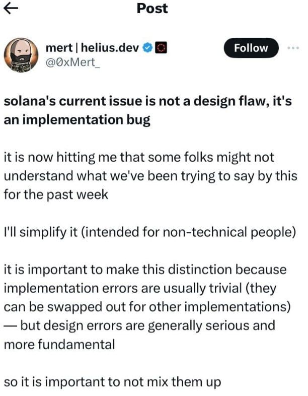 นักพัฒนา Solana เล็งวันที่ 15 เมษายน สำหรับการแก้ปัญหาธุรกรรมล้มเหลว - ยืนยันไม่ใช่ 'ข้อบกพร่องด้านการออกแบบ'