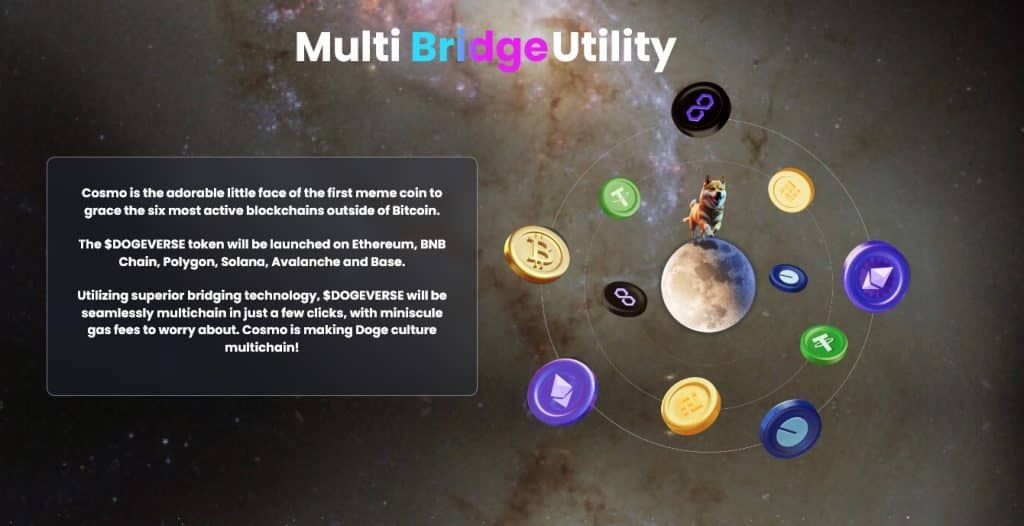 Dogeverse โทเค็นมีม Cross-Chain ตัวแรก ระดมทุนกว่าได้ 10 ล้านดอลล่าร์ (368 ล้านบาท)